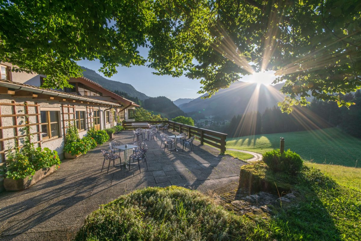 Yogaraum im Mountain Retreat Center
